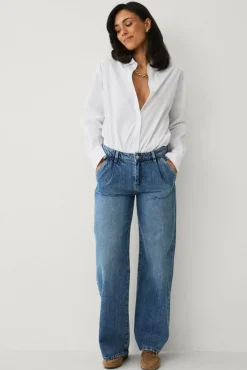 Gina Tricot Jeans Pleated Slouchy