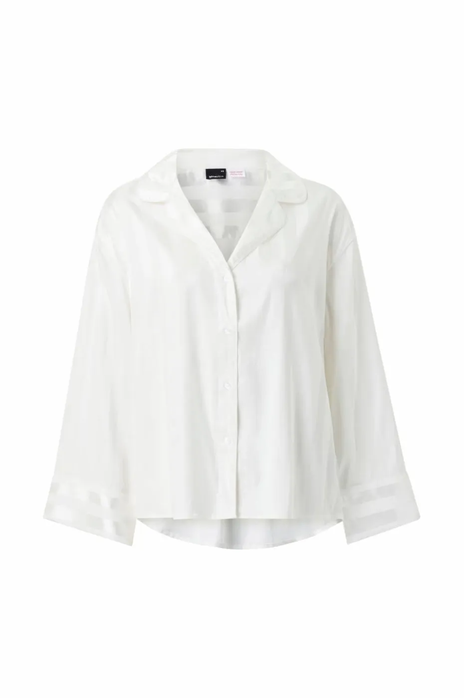 Gina Tricot Pysjamasskjorte Satin Striped Shirt