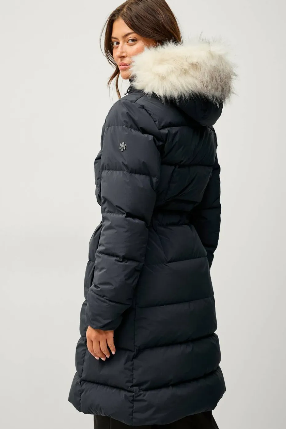 Áhkká Dunfrakk Gold Mid Down Coat Matte