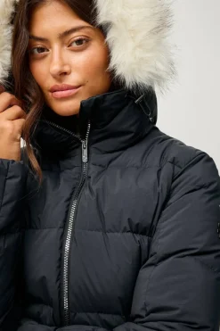 Áhkká Dunfrakk Gold Mid Down Coat Matte