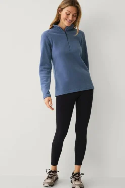 Áhkká Fleecetrøye Fleece Basic Half Zip W