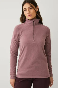 Áhkká Fleecetrøye Fleece Basic Half Zip W