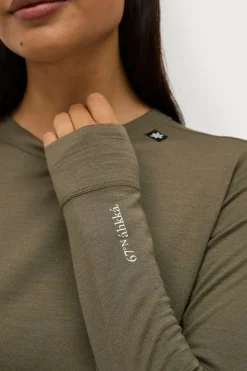 Áhkká Funksjonsgenser Merino Wool LS Tee W
