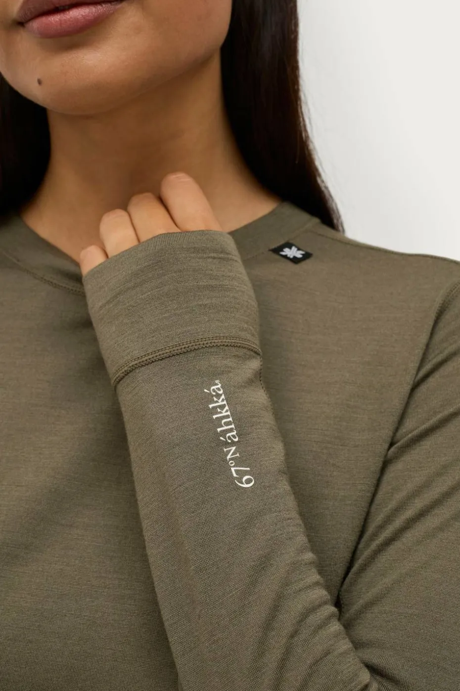 Áhkká Funksjonsgenser Merino Wool LS Tee W