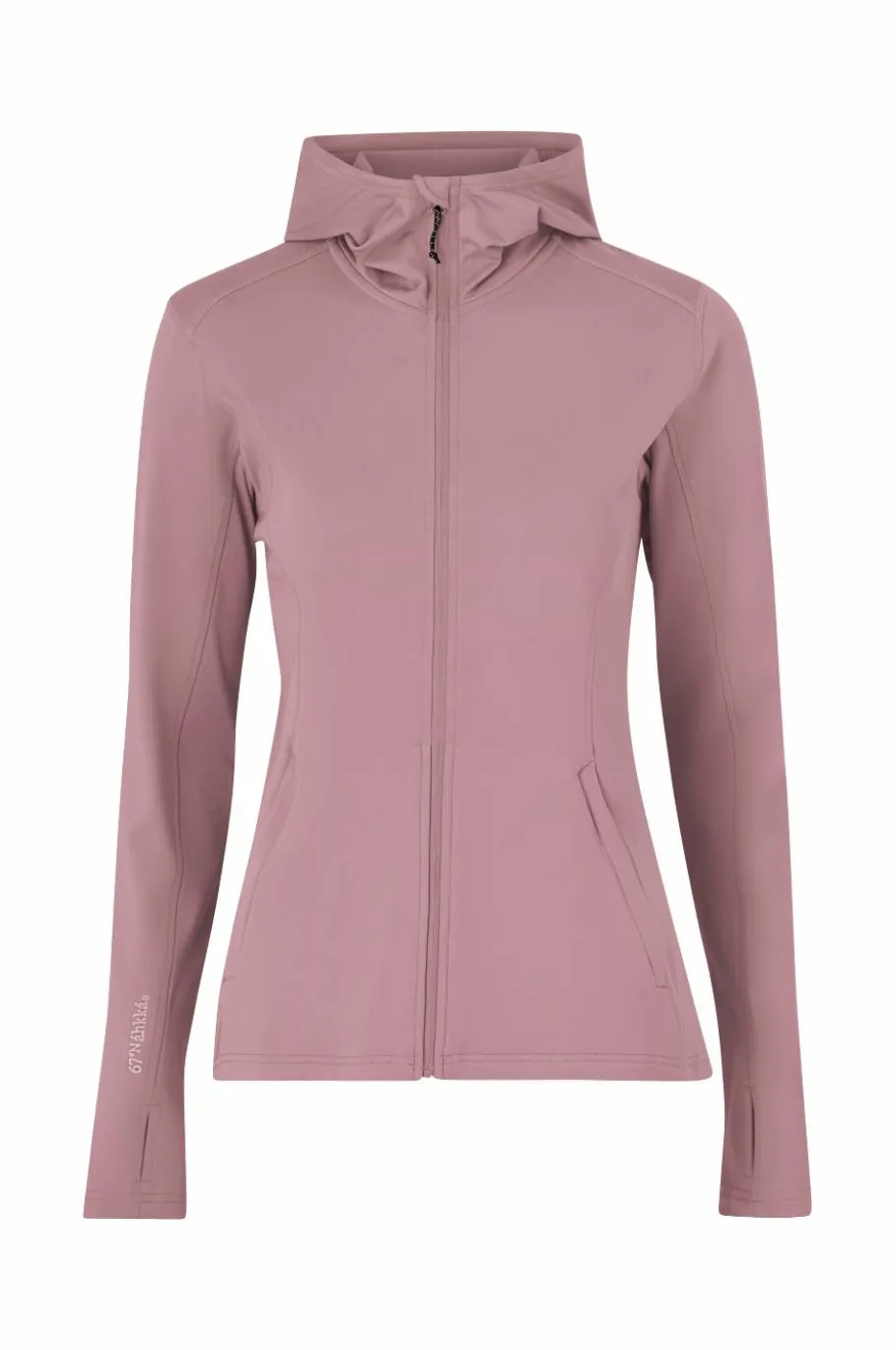 Áhkká Hettegenser Power Fleece FZ Hoodie