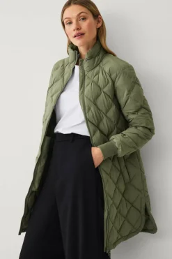 Áhkká Jakke Quilted Long Padded Jacket
