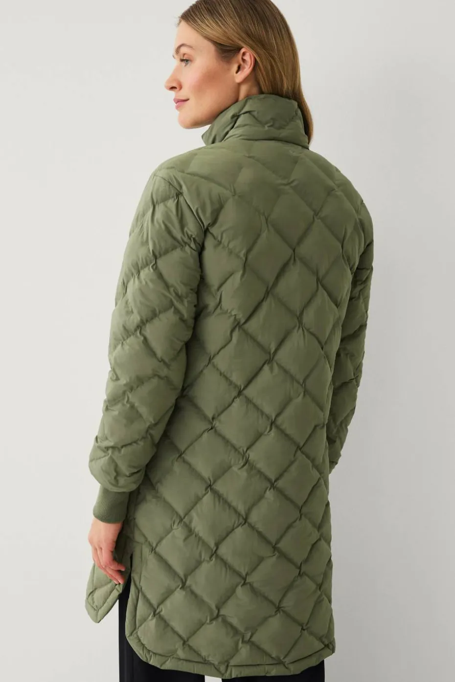 Áhkká Jakke Quilted Long Padded Jacket