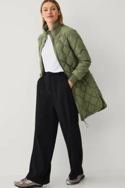 Áhkká Jakke Quilted Long Padded Jacket