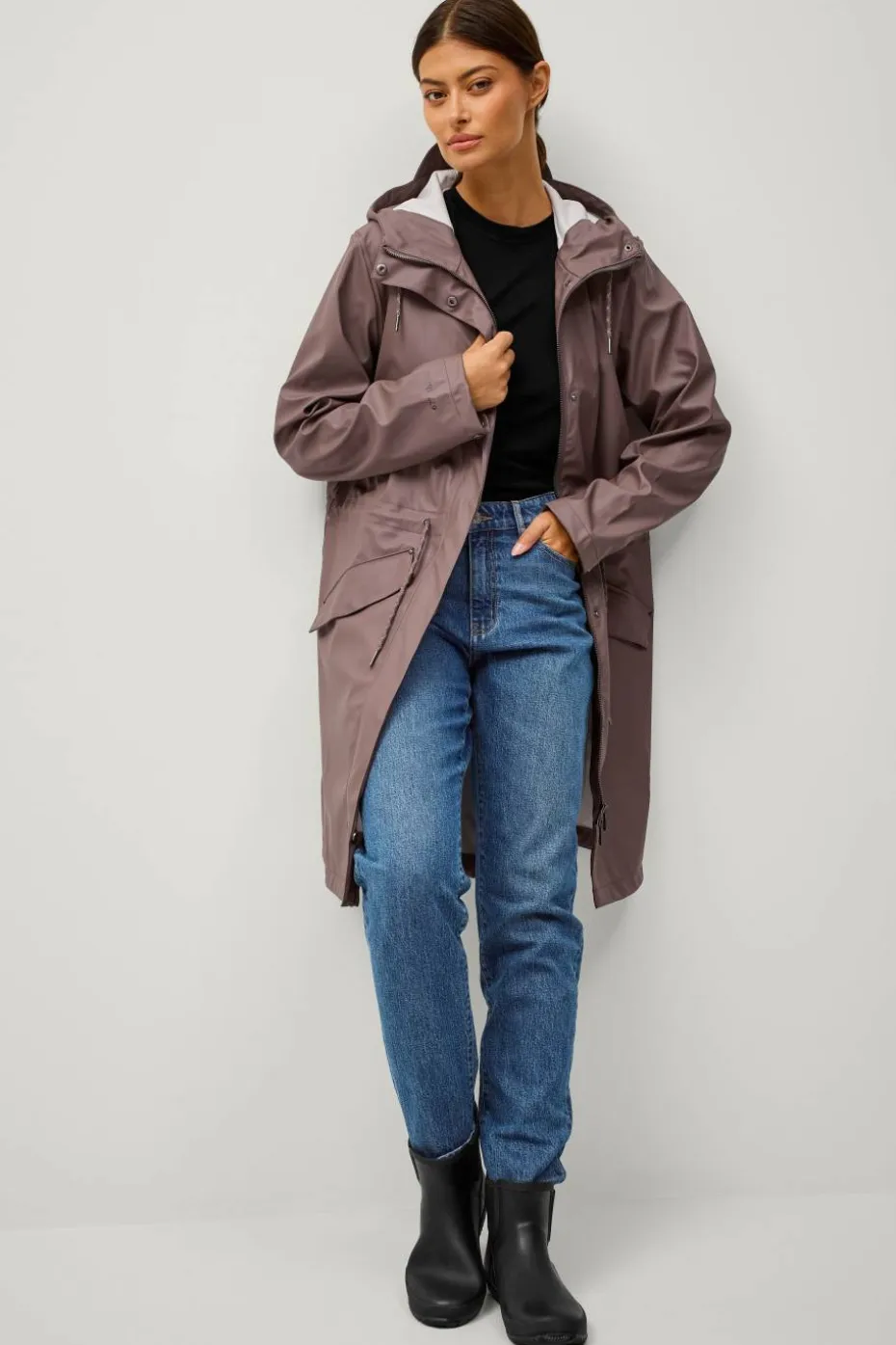 Áhkká Regnparkas Rain Waist Parka PU