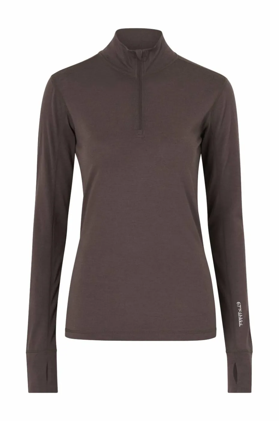 Áhkká Termisk topp Merino Wool LS Halfzip W