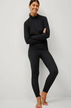 Áhkká Termisk topp Merino Wool LS Halfzip W