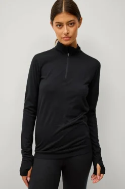 Áhkká Termisk topp Merino Wool LS Halfzip W