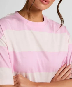 Hunkemöller Nattkjole Nightie Boxy R-neck Stripe