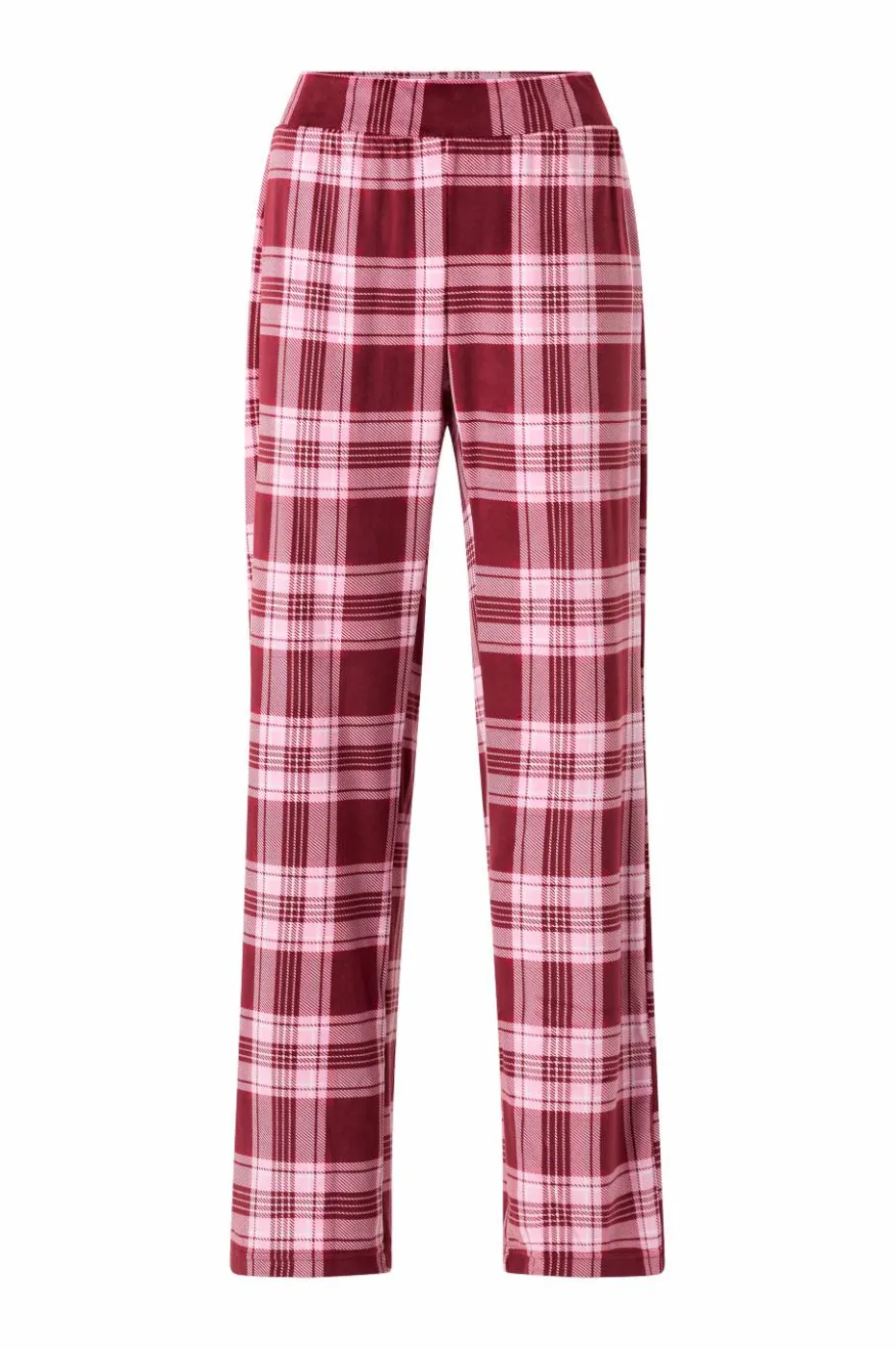 Hunkemöller Pysjsett PJ Set LS Velours Check