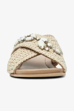 INUIKII Sandaler Woven Crossed Stones