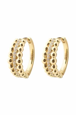 IOAKU Øreringer Bubble Pavé Hoops