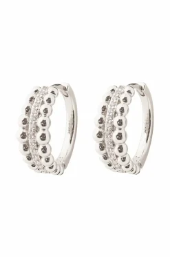 IOAKU Øreringer Bubble Pavé Hoops