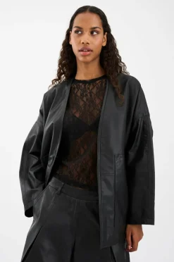 IVY Copenhagen Jakke Ivy-Kylie Leather Cardigan