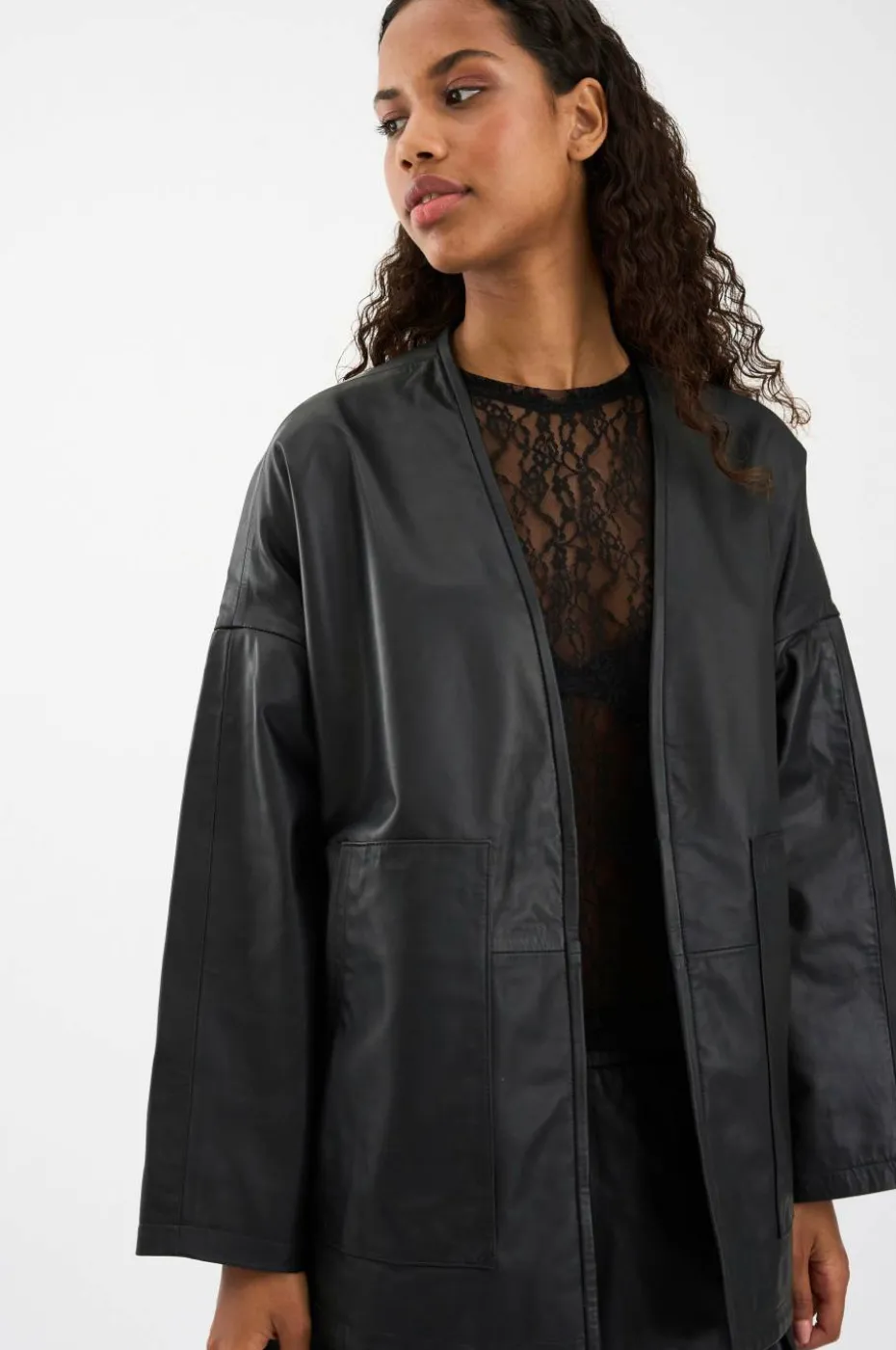 IVY Copenhagen Jakke Ivy-Kylie Leather Cardigan