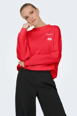JDY Collegegenser jdyNanna Life L/S Text Jrs DI