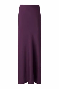 Joelle Lang, rett maxi skjørt i sateng