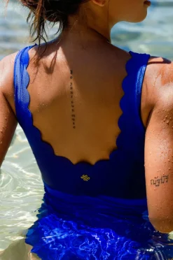 KAANDA Beach life Badedrakt New Venus Scallop Tank Onepiece
