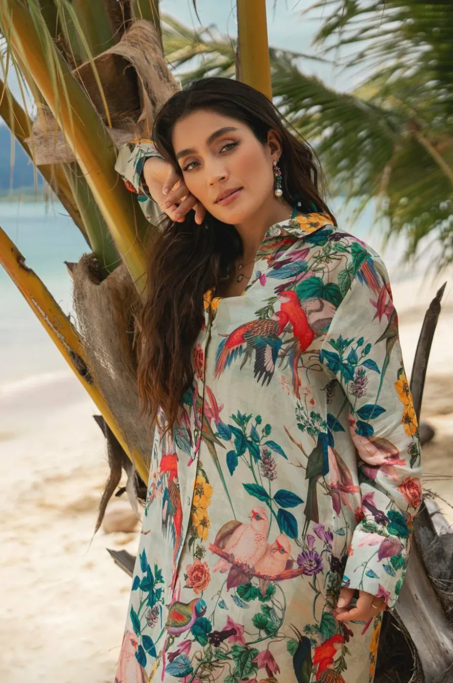 KAANDA Beach life Strandkjole Cheetah Shirt Dress