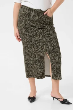 KAFFE Curve Denim skjørt kaLeonoma Denim Skirt
