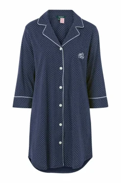 Lauren Ralph Lauren Nattskjorte LRL Heritage 3/4 Sl Classic Notch PJ Set