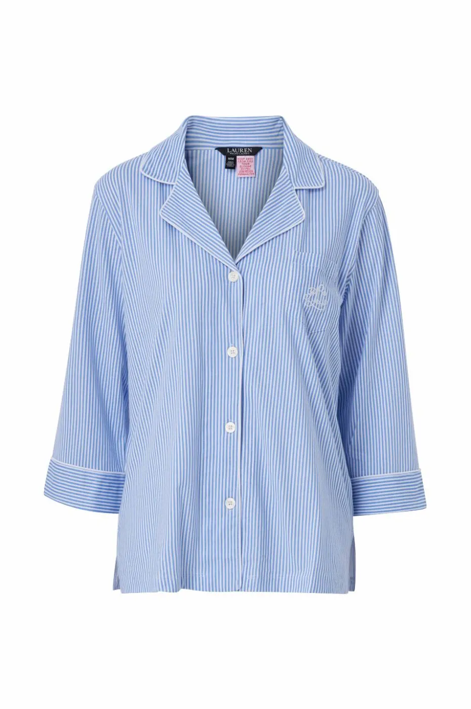 Lauren Ralph Lauren Pyjamas LRL Heritage 3/4 Sl Classic Notch PJ Set