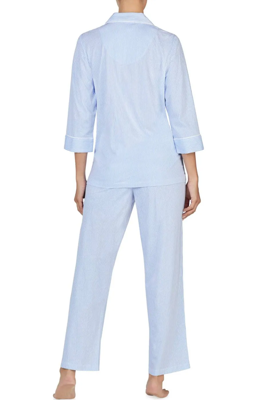 Lauren Ralph Lauren Pyjamas LRL Heritage 3/4 Sl Classic Notch PJ Set