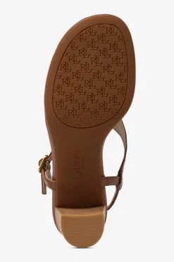Lauren Ralph Lauren Sandaletter Large Croc Emboss-Westcott II-SN-Hes