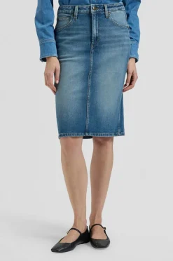 Lee Denim skjørt Midi