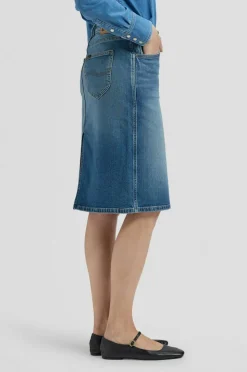Lee Denim skjørt Midi