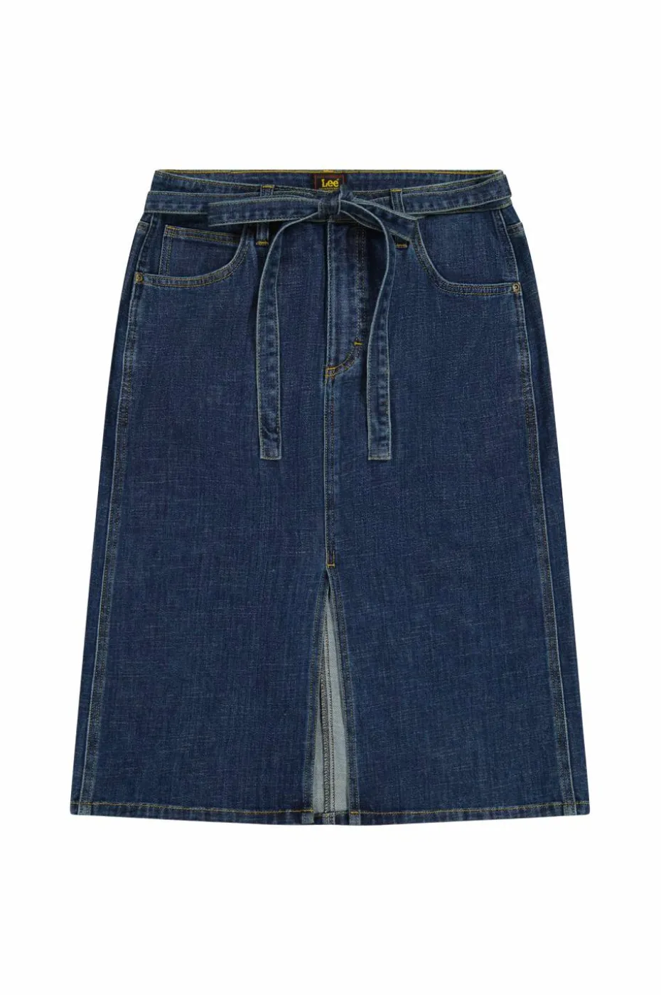 Lee Denim skjørt Midi Skirt With Bow
