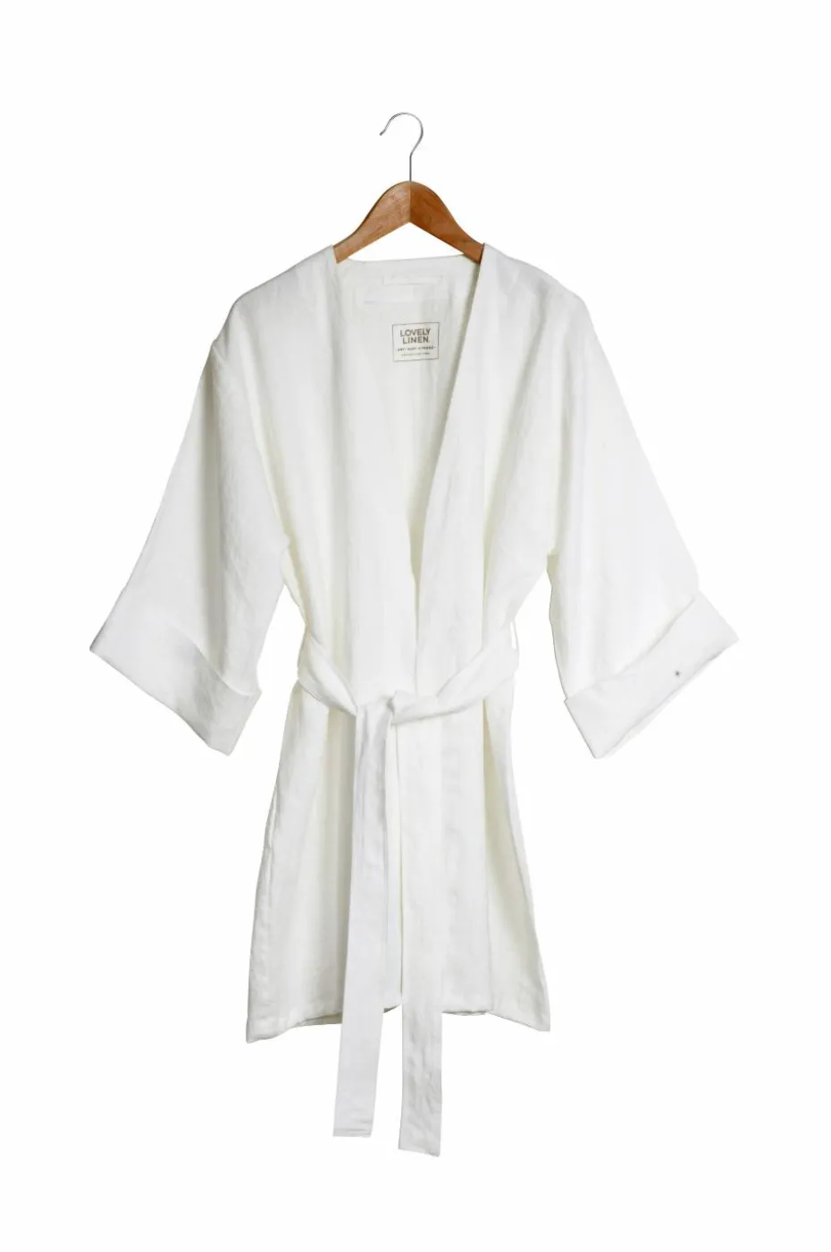Lovely Linen Kimono Lovely i vasket lin