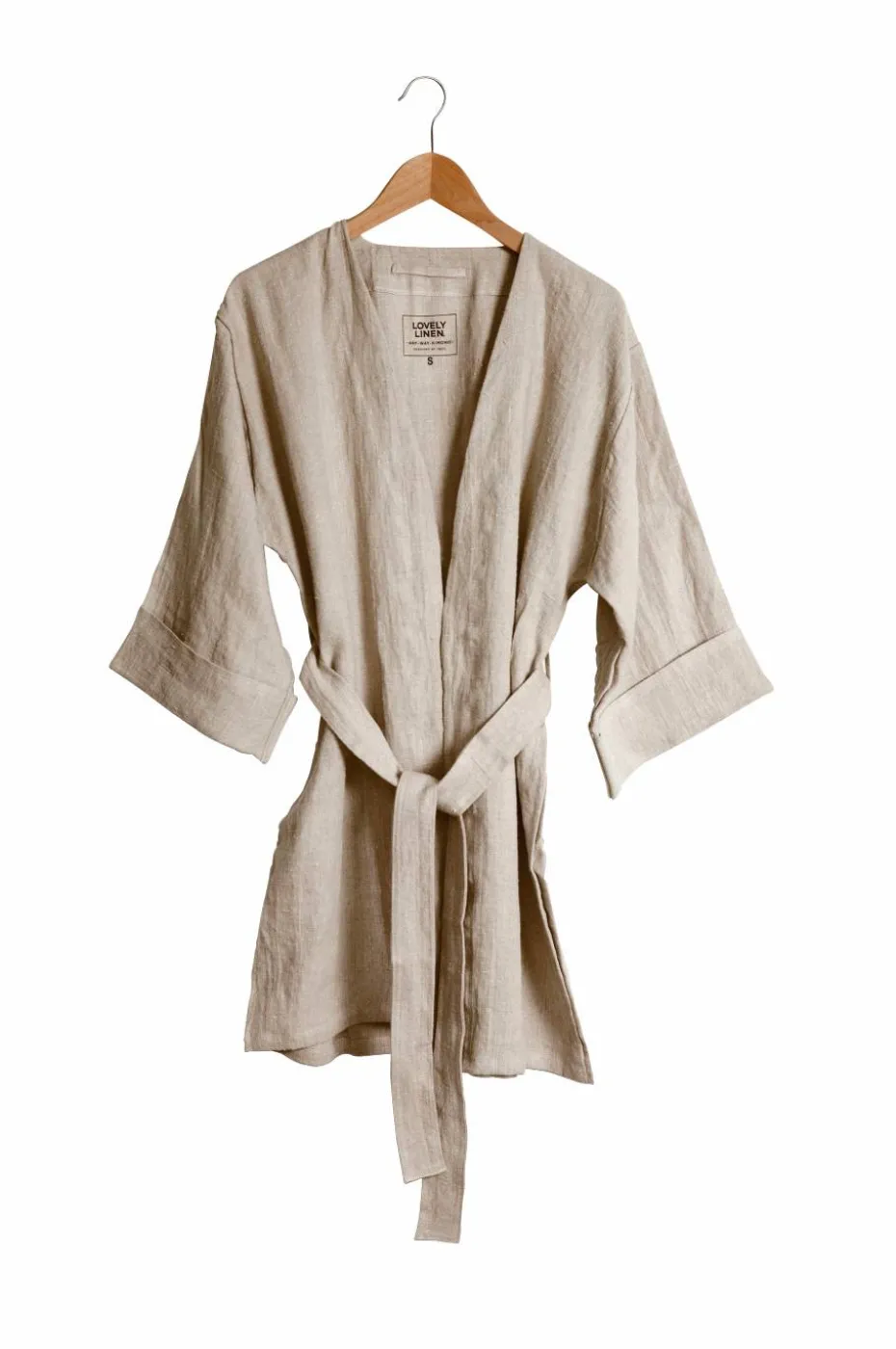 Lovely Linen Kimono Lovely i vasket lin