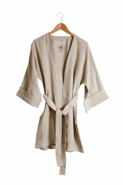 Lovely Linen Kimono Lovely Long i vasket lin