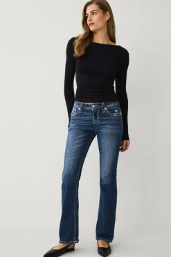 Miss Me Jeans Angel Kisses Bootcut Jeans
