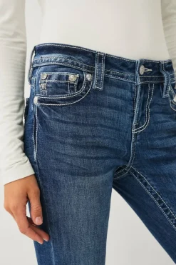 Miss Me Jeans Wing Pocket Bootcut Jeans