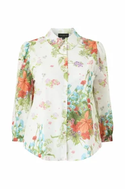 NO. 1 BY OX Skjorte w 3/4 Puff Sleeves