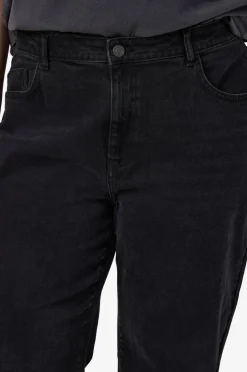 Noisy May Curve Jeans nmYolanda NW Wide Jns Blk Fwd Cur N
