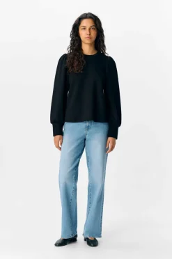 Object Collegegenser objAndrea RE L/s O-neck Top