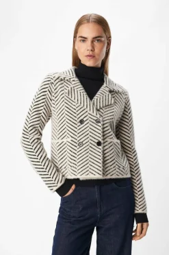 Object Jakke objWegas Knit L/S LO Sjacket 136