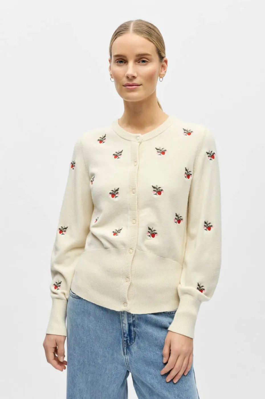 Object Kardigan objEbba Thess L/S RE Knit