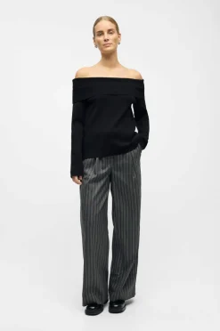 Object Pullover objReynard L/S RE Off Shoulder Knit