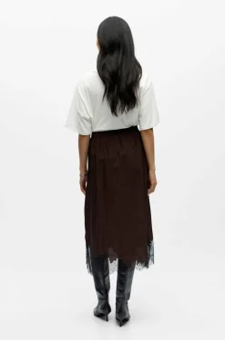 Object Skjørt objDalme MW Long Lace Skirt E AW FA