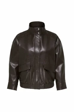 Only Carmakoma Bomberjakke carJulia Faux Leather Ovz.