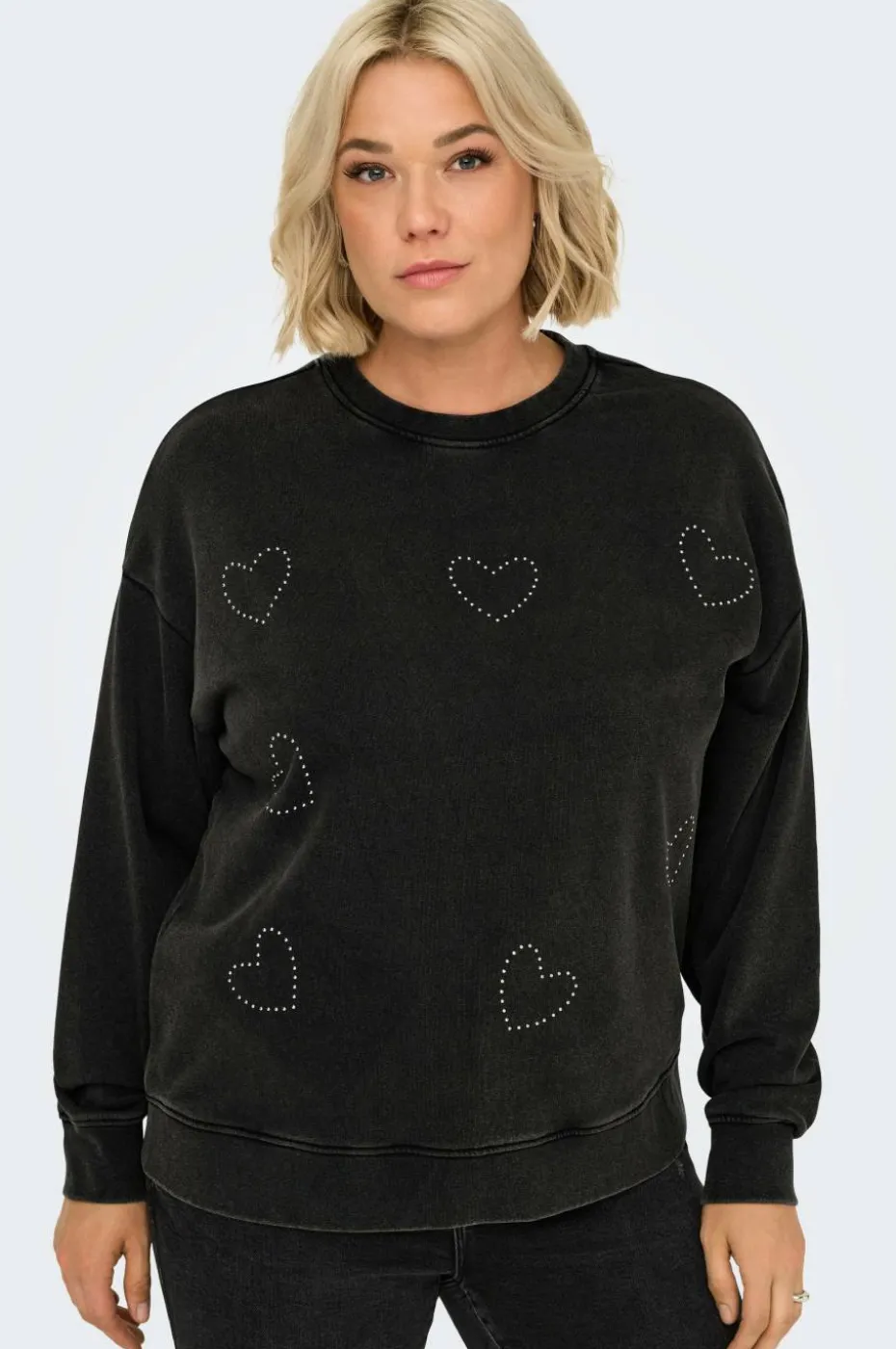 Only Carmakoma Collegegenser carInda L/S O-neck Swt Jrs