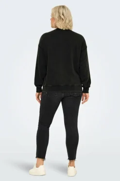 Only Carmakoma Collegegenser carInda L/S O-neck Swt Jrs